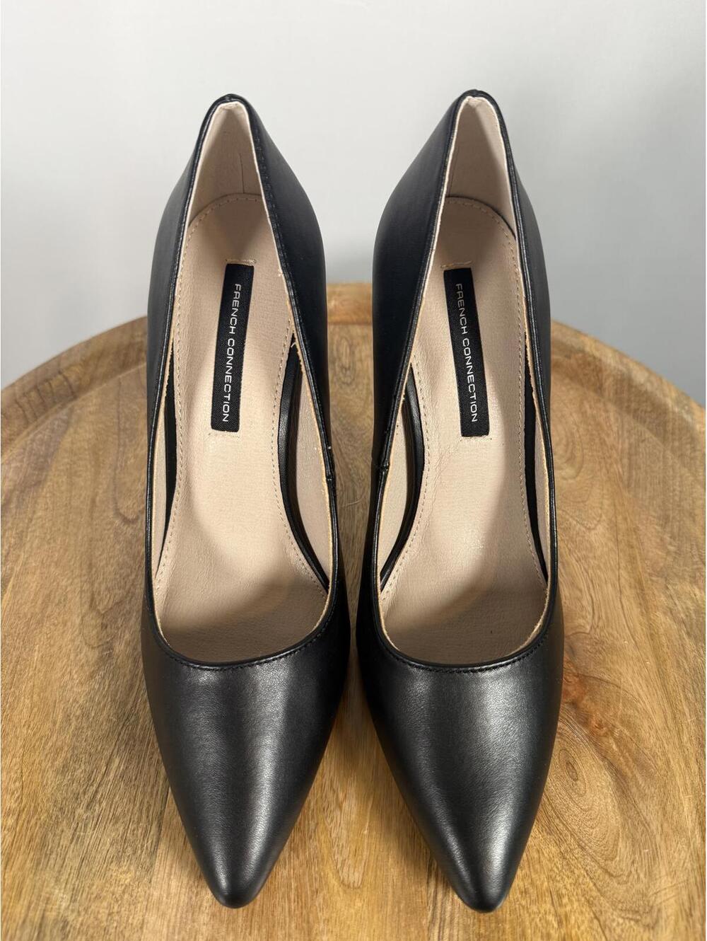 French Connection Black Pointed Toe Heels Classic Pump Women's Size 7.5 NWB - Picture 2 of 11